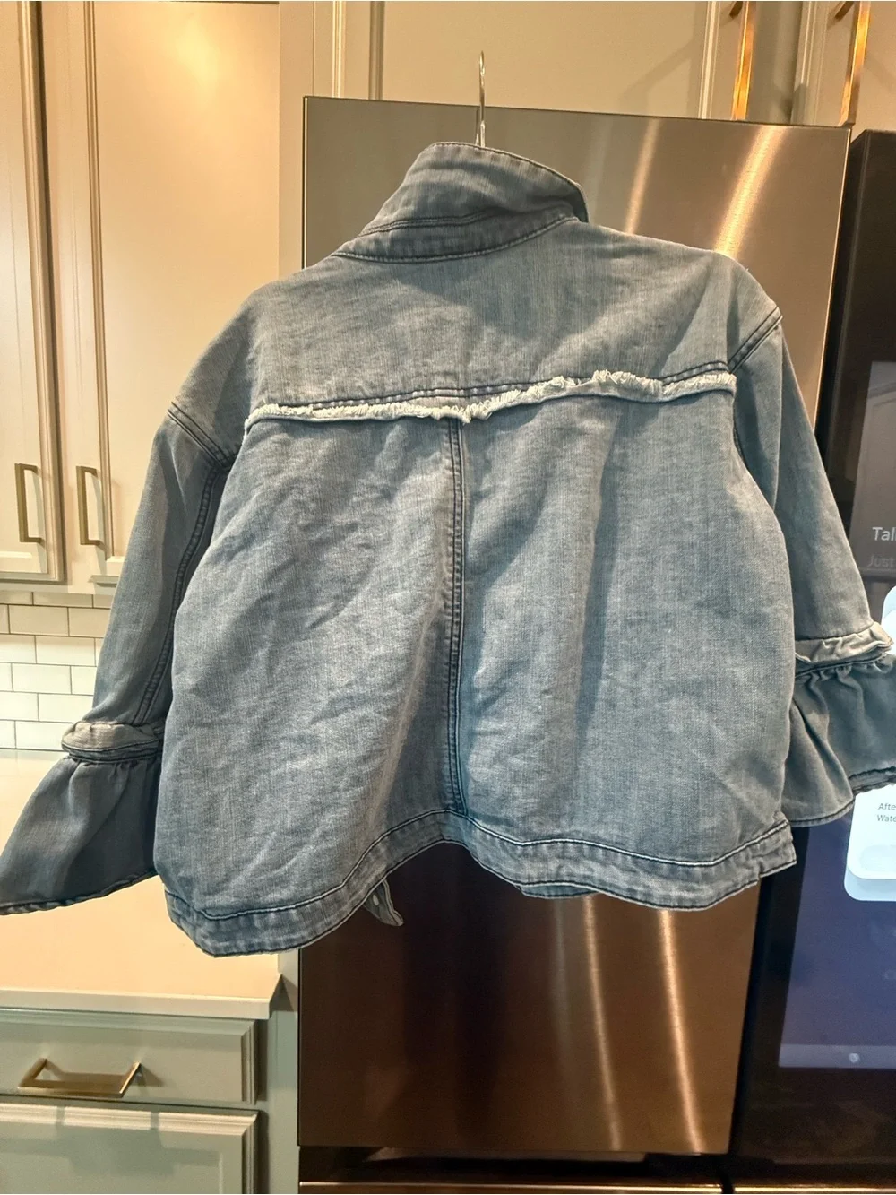 Free People Light Blue Denim Jean Jacket - Picture 2 of 3